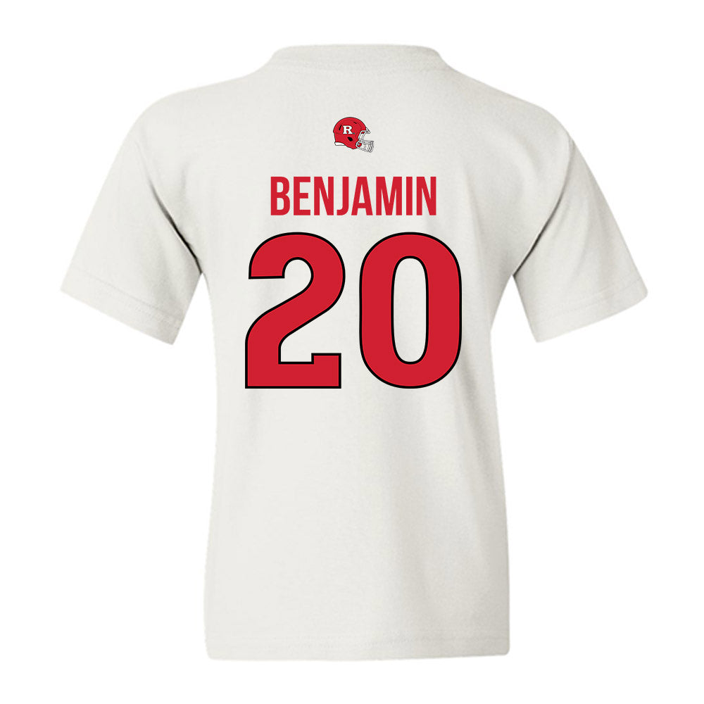 Rutgers - NCAA Football : Ja'shon Benjamin - Classic Shersey Youth T-Shirt-1