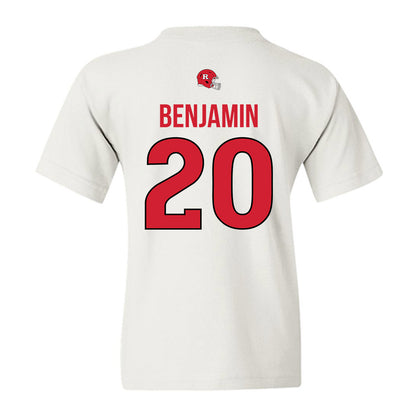 Rutgers - NCAA Football : Ja'shon Benjamin - Classic Shersey Youth T-Shirt-1