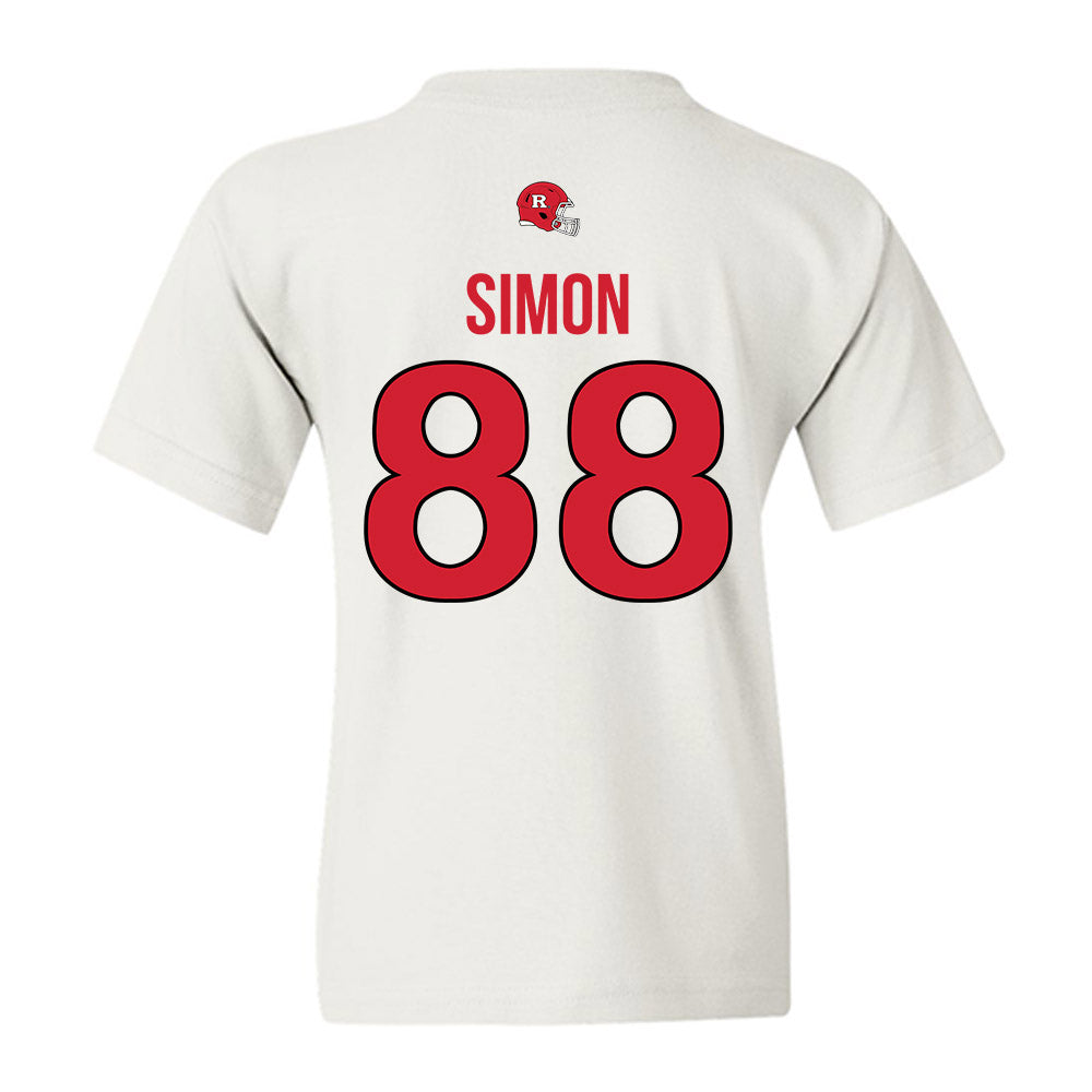 Rutgers - NCAA Football : Jyon Simon - Classic Shersey Youth T-Shirt-1