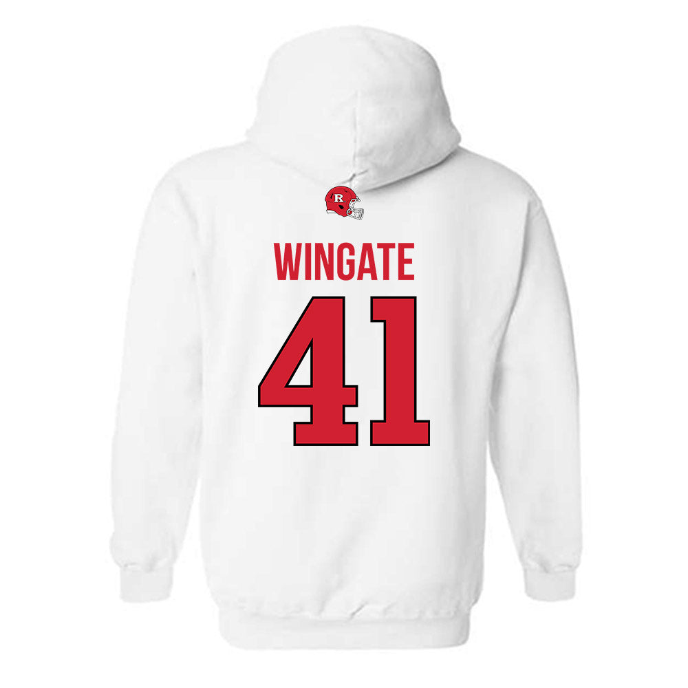 Rutgers - NCAA Football : Riley Wingate - Classic Shersey Hooded Sweatshirt-1