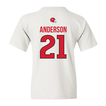 Rutgers - NCAA Football : Devonte Anderson - Classic Shersey Youth T-Shirt-1