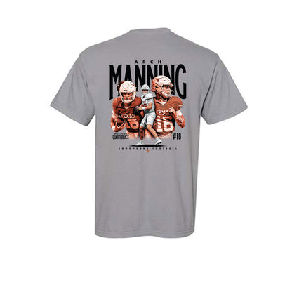 Texas - NCAA Football : Arch Manning - Collage Short Sleeves Pocket T-Shirt-1