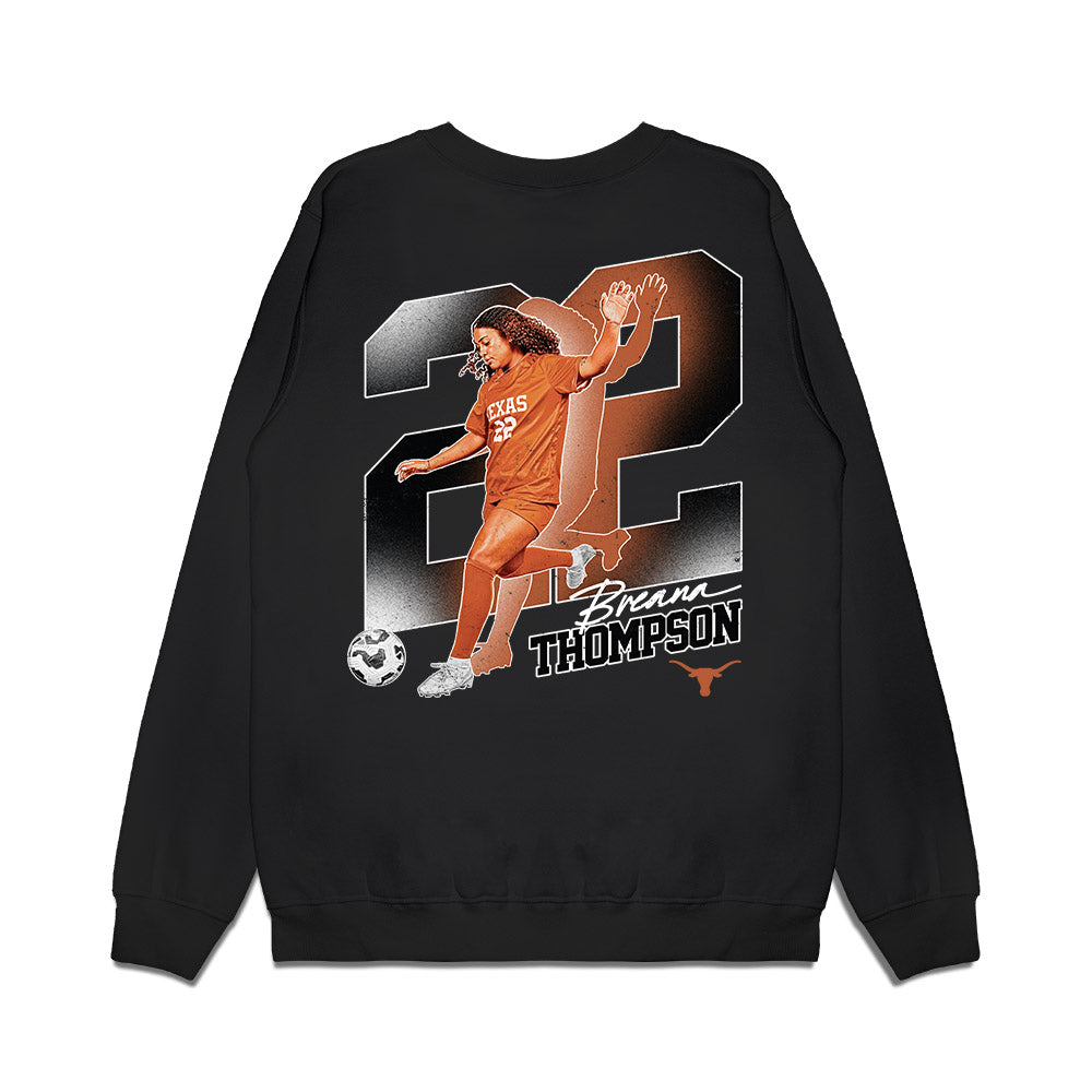 Texas - NCAA Women's Soccer : Breana Thompson - Graphic Tee Premium Crewneck Sweatshirt-1