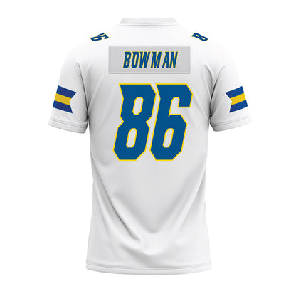Delaware - NCAA Football : Jaxson Bowman - White Premium Football Jersey-1