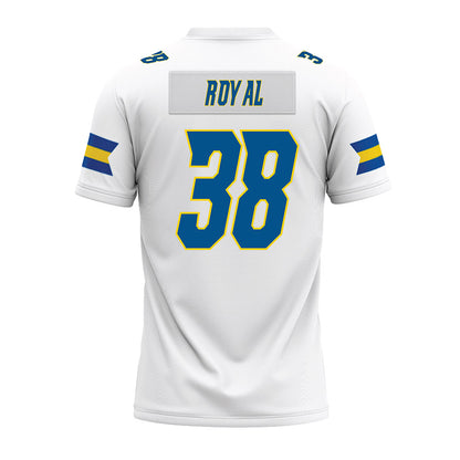 Delaware - NCAA Football : Kingsley Royal - White Premium Football Jersey-1
