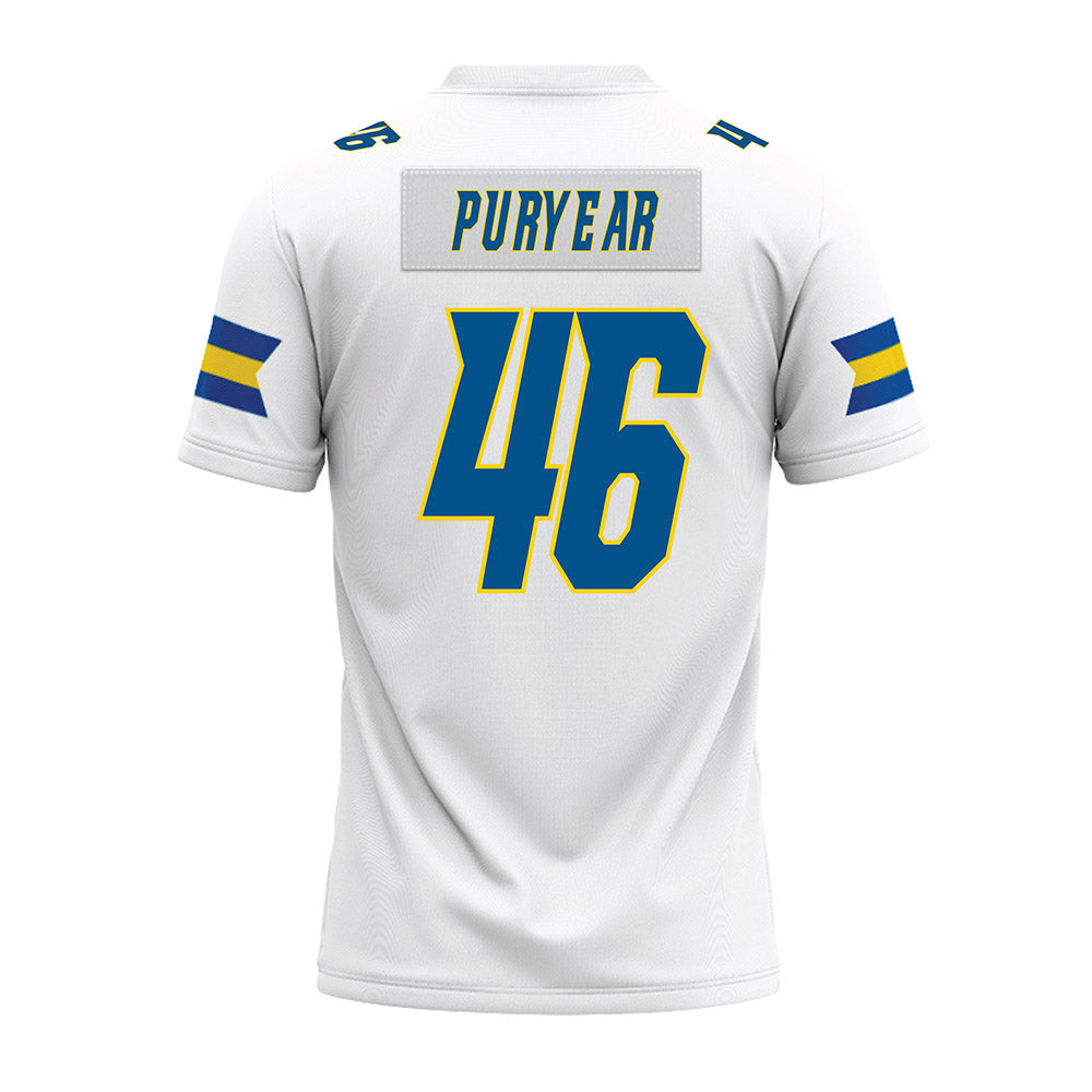 Delaware - NCAA Football : Julius Puryear - White Premium Football Jersey-1