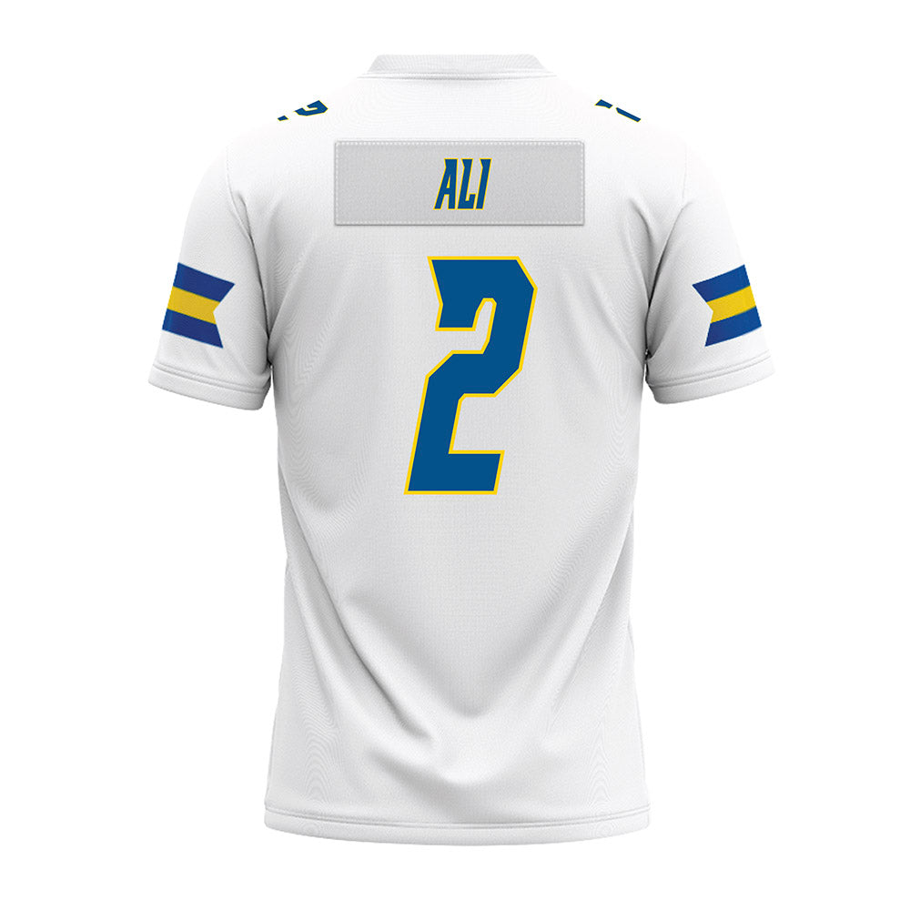 Delaware - NCAA Football : Kahlil Ali - White Premium Football Jersey-1