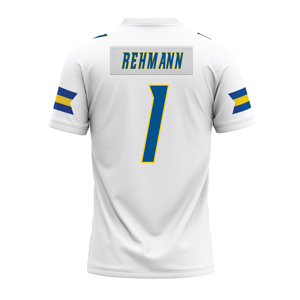 Delaware - NCAA Football : Brandon Rehmann - White Premium Football Jersey-1