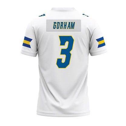 Delaware - NCAA Football : Brandon Gorham - White Premium Football Jersey-1