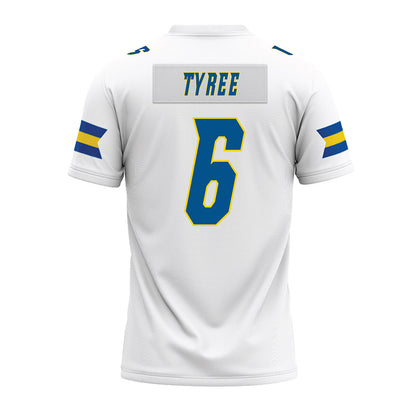 Delaware - NCAA Football : Nick Tyree - White Premium Football Jersey-1