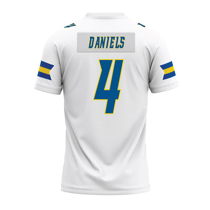 Delaware - NCAA Football : Demarco Daniels - White Premium Football Jersey-1