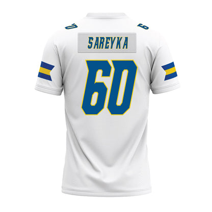 Delaware - NCAA Football : Carter Sareyka - White Premium Football Jersey-1