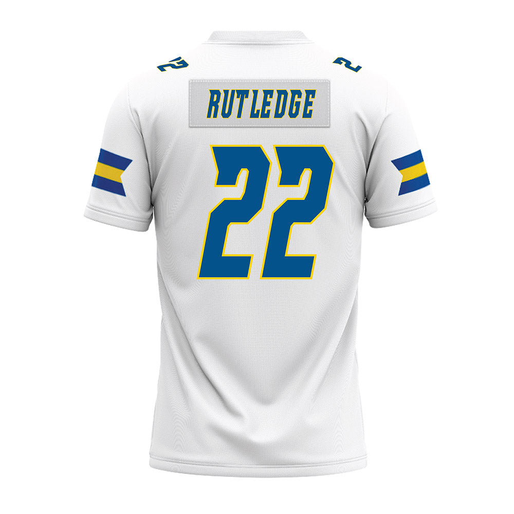 Delaware - NCAA Football : Dorian Rutledge - White Premium Football Jersey-1