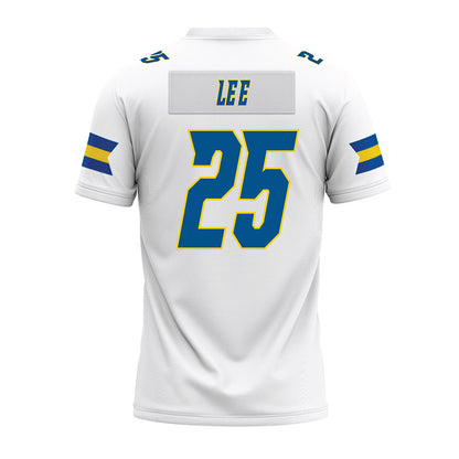 Delaware - NCAA Football : Azir lee - White Premium Football Jersey-1