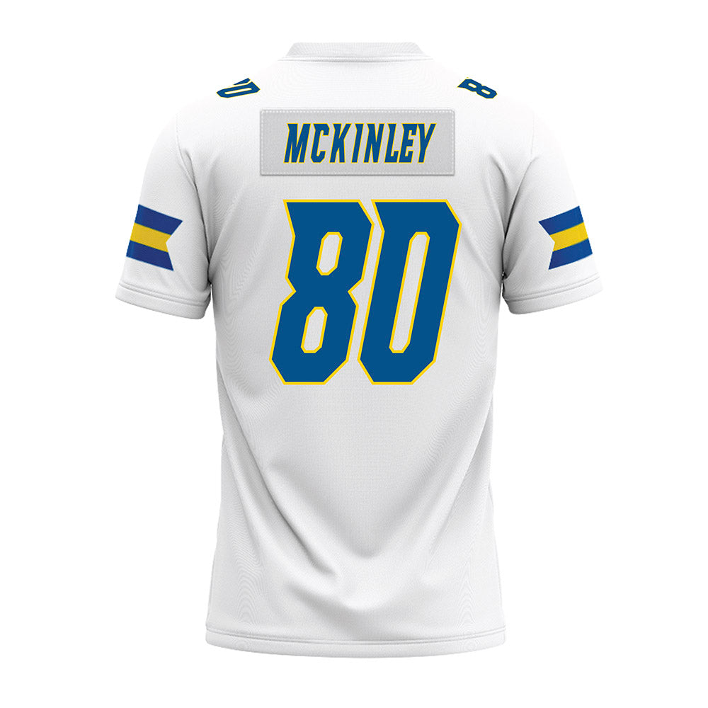 Delaware - NCAA Football : Matthew McKinley - White Premium Football Jersey-1