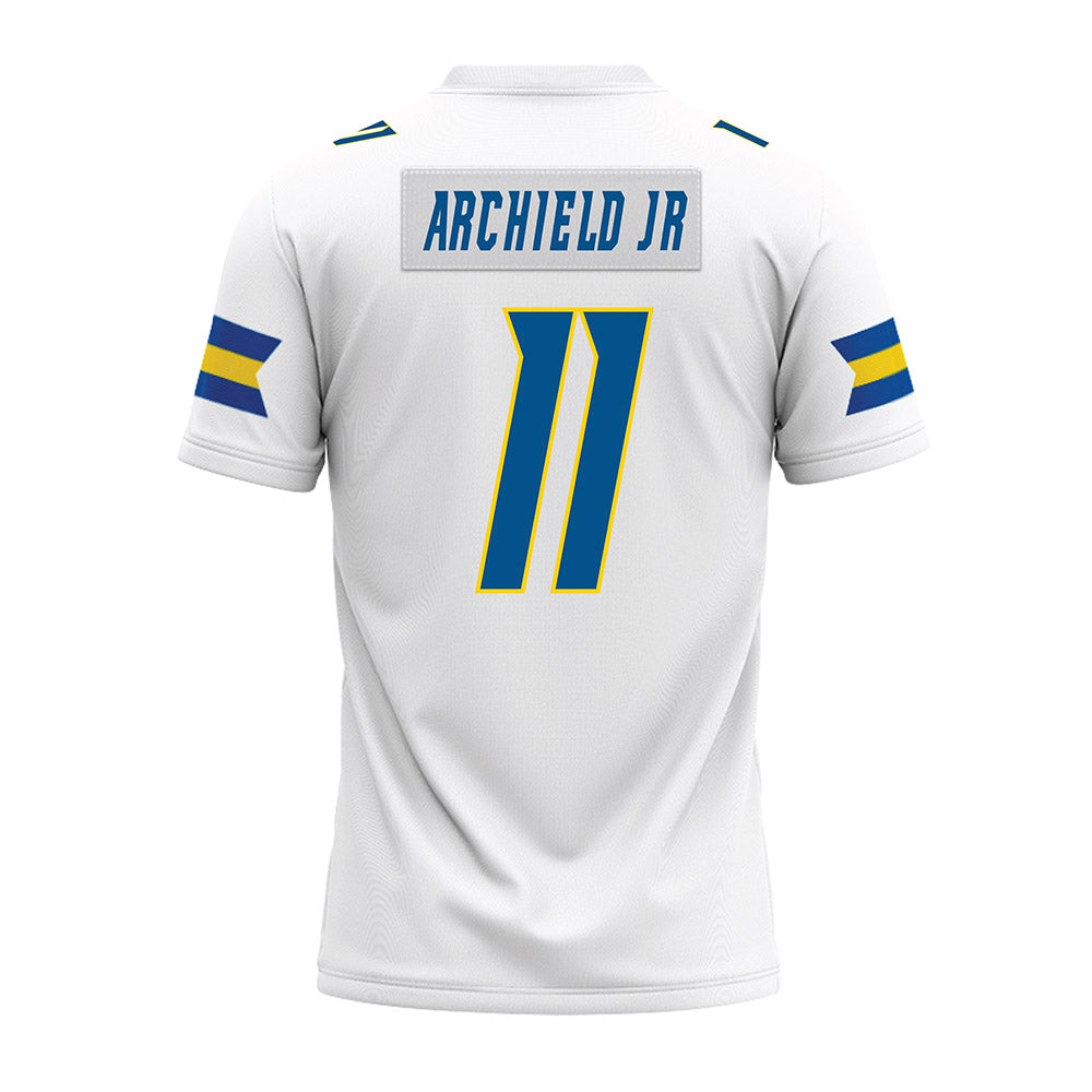 Delaware - NCAA Football : Eric Archield Jr - White Premium Football Jersey-1