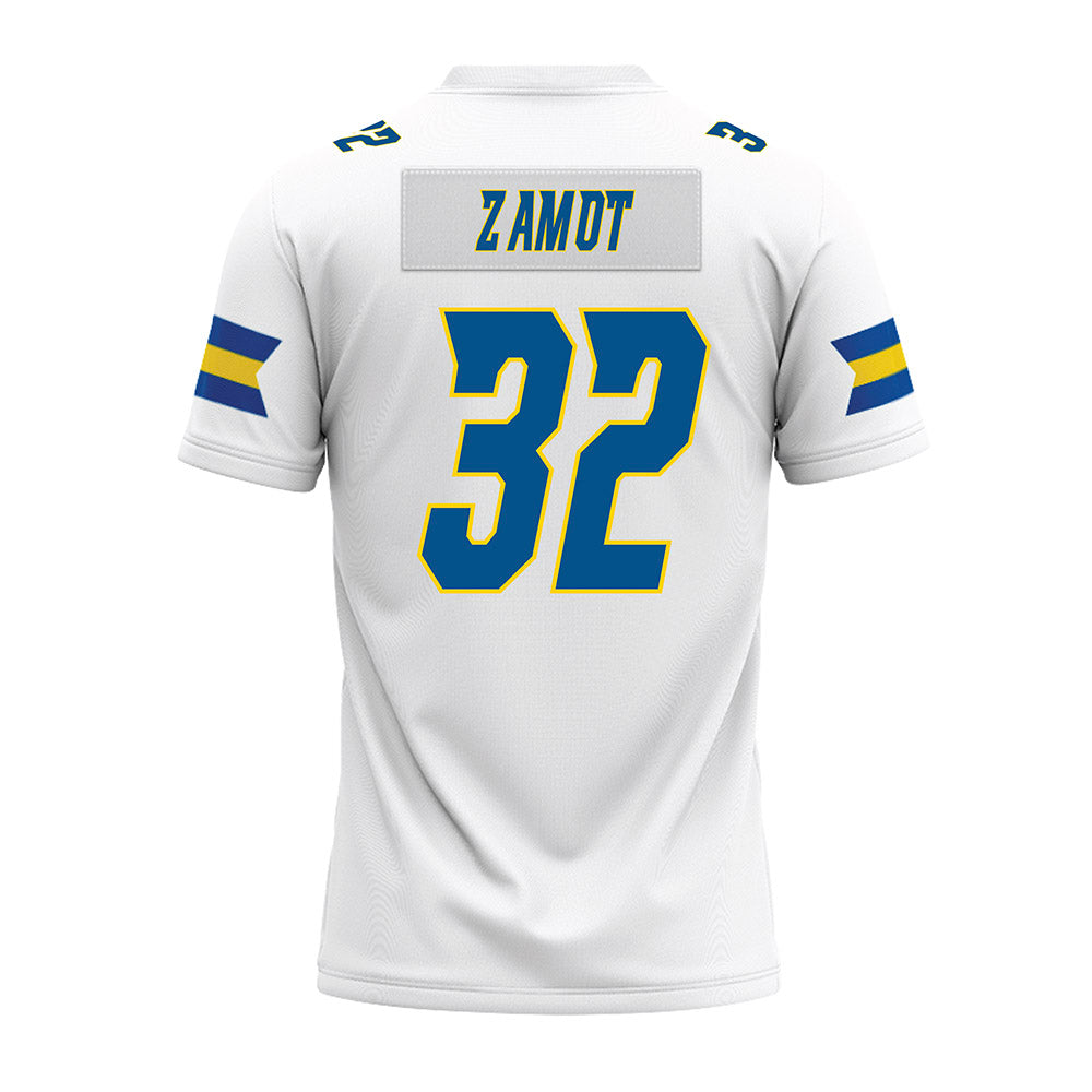 Delaware - NCAA Football : Joseph Zamot - White Premium Football Jersey-1