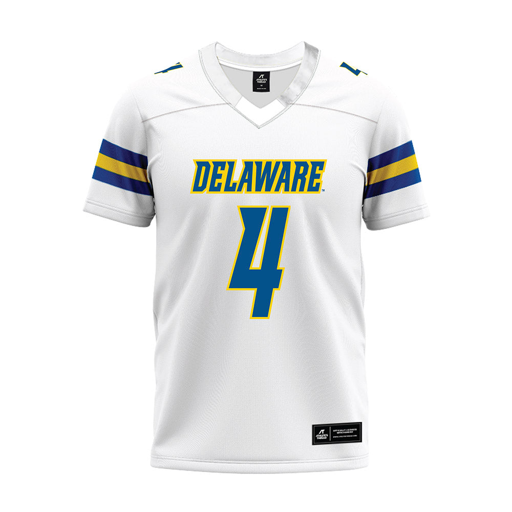 Delaware - NCAA Football : Demarco Daniels - White Premium Football Jersey-0