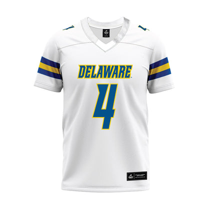 Delaware - NCAA Football : Demarco Daniels - White Premium Football Jersey-0