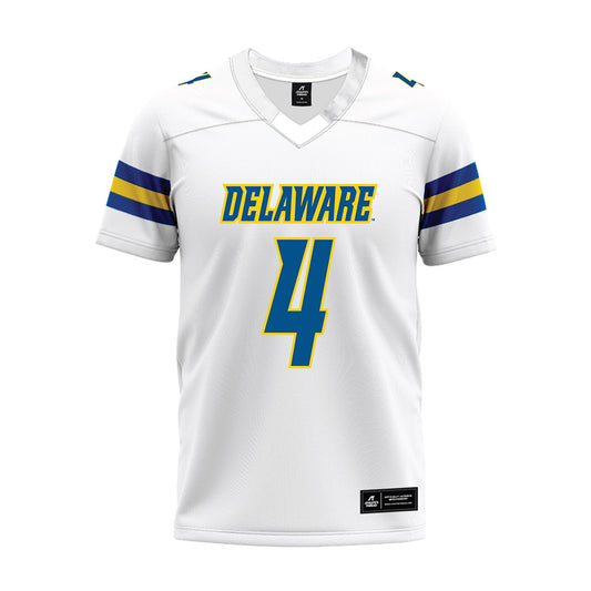 Delaware - NCAA Football : Demarco Daniels - White Premium Football Jersey-0