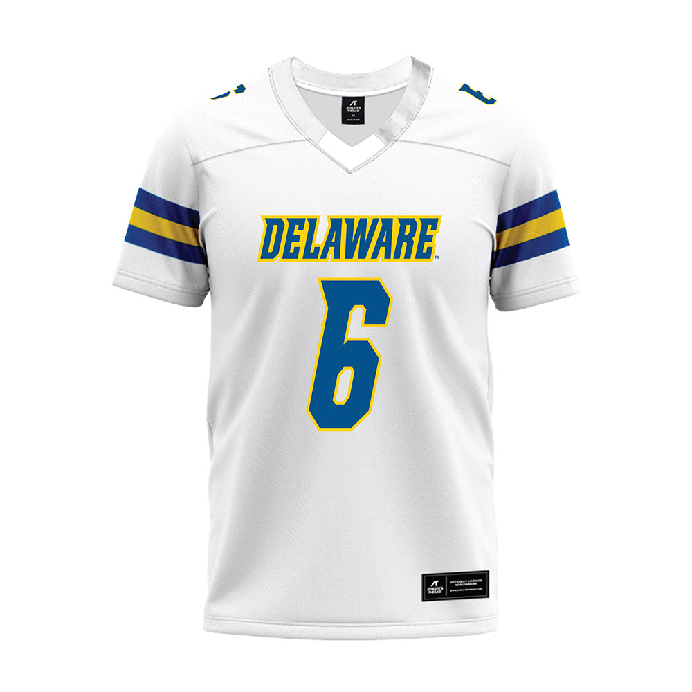 Delaware - NCAA Football : Nick Tyree - White Premium Football Jersey-0