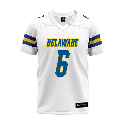 Delaware - NCAA Football : Nick Tyree - White Premium Football Jersey-0