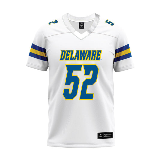 Delaware - NCAA Football : Miles Muldrow - White Premium Football Jersey-0