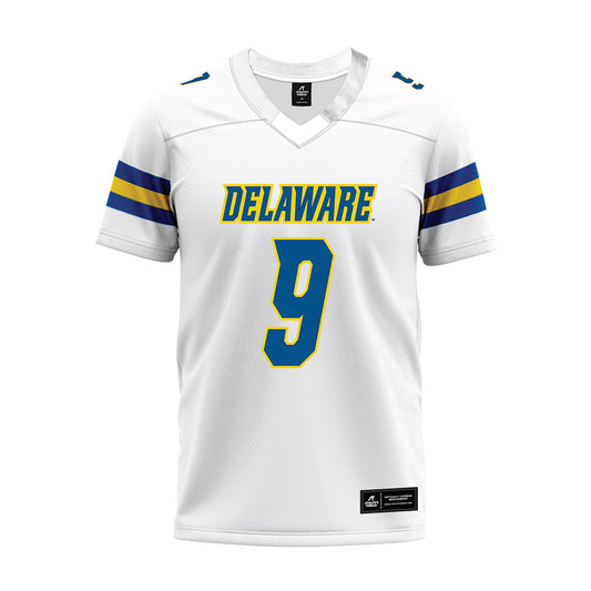 Delaware - NCAA Football : Colin Gallagher - White Premium Football Jersey-0