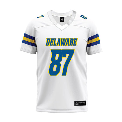 Delaware - NCAA Football : Carson Griffin - White Premium Football Jersey-0
