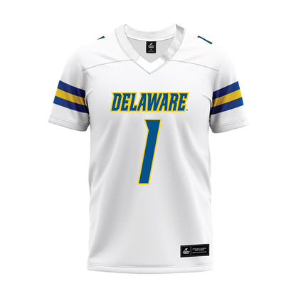 Delaware - NCAA Football : Brandon Rehmann - White Premium Football Jersey-0
