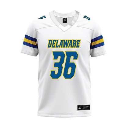 Delaware - NCAA Football : Nasir Eatmon - White Premium Football Jersey-0