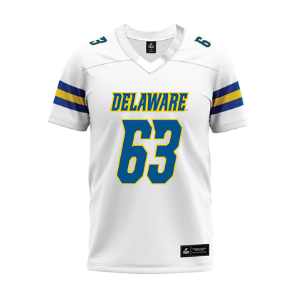 Delaware - NCAA Football : Collier Book - White Premium Football Jersey-0