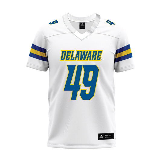 Delaware - NCAA Football : Yamdry Hernandez - White Premium Football Jersey-0