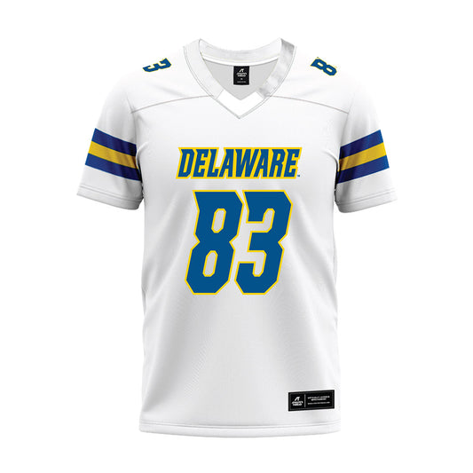 Delaware - NCAA Football : Calvin Thomas - White Premium Football Jersey-0