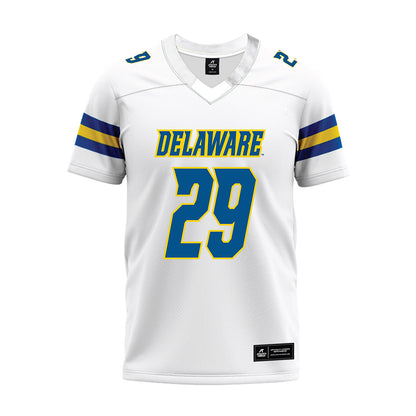Delaware - NCAA Football : George Mullins - White Premium Football Jersey-0
