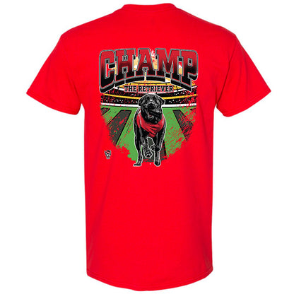 NC State - NCAA Football : - Champ The Retriever T-Shirt-1