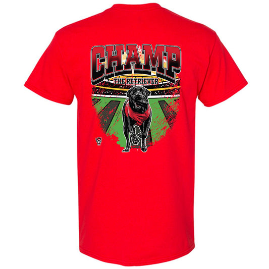 NC State - NCAA Football : - Champ The Retriever T-Shirt-1
