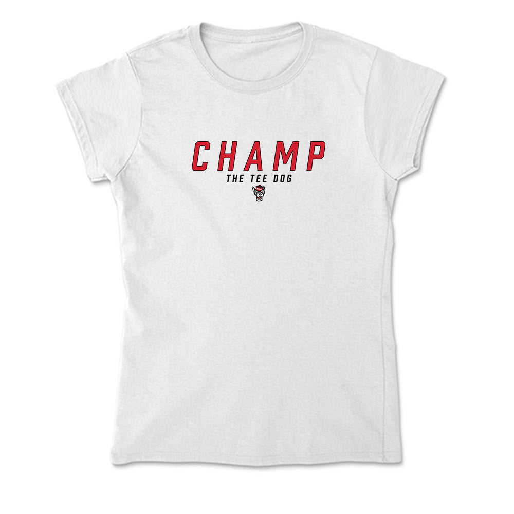 NC State - Ripken : - Champ The Tee Dog Soft Style Women’s T-Shirt-0