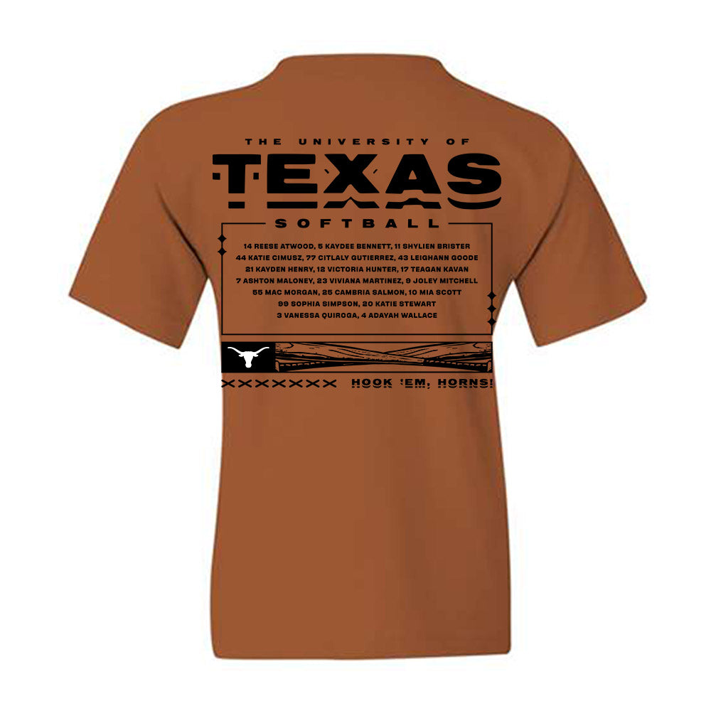 Texas - NCAA Softball : - Youth T-Shirt-1