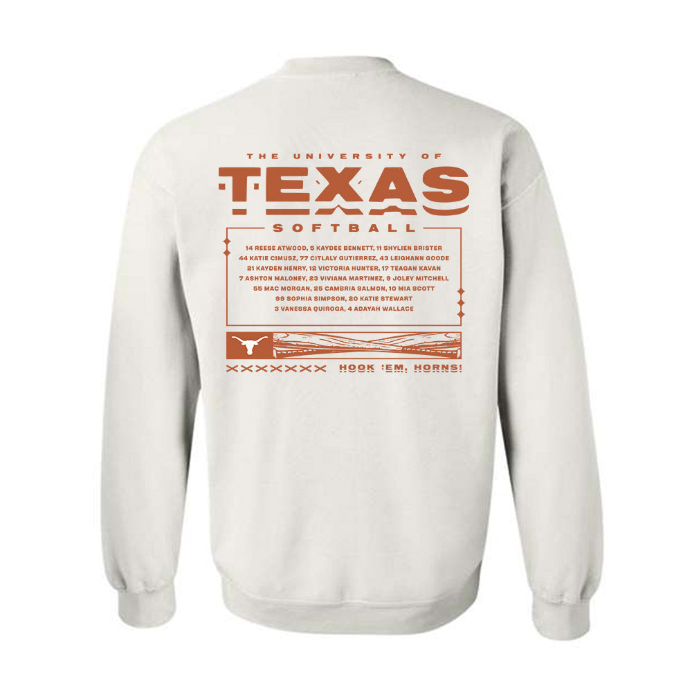 Texas - NCAA Softball : - Crewneck Sweatshirt-1
