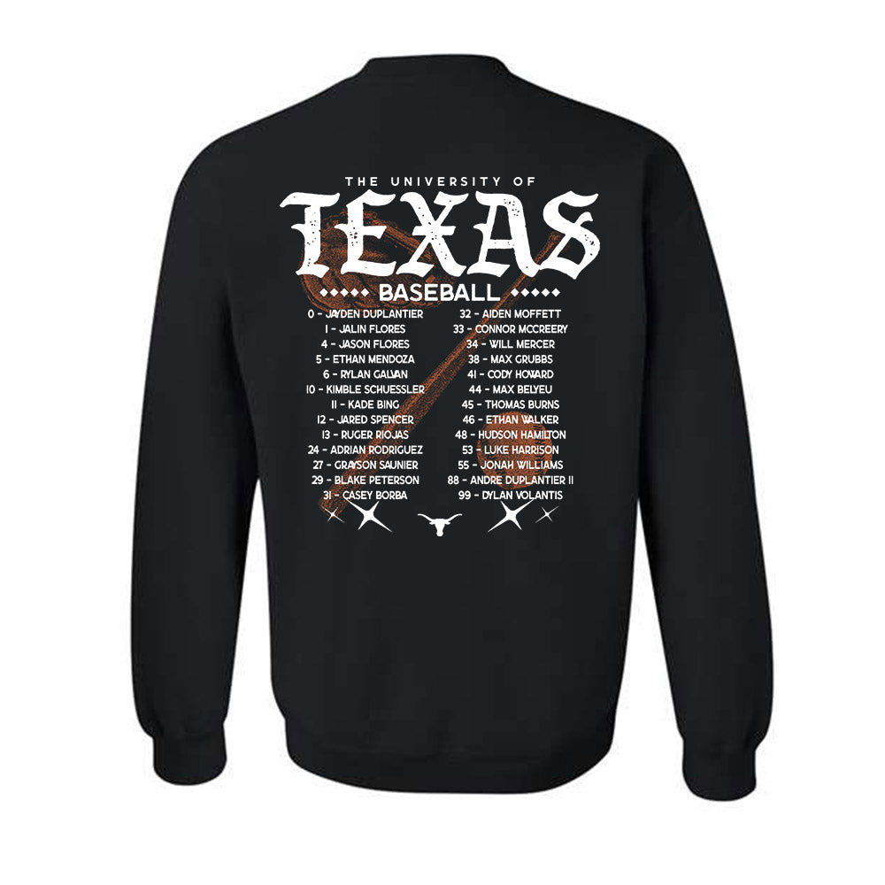 Texas - NCAA Baseball : - Crewneck Sweatshirt-1
