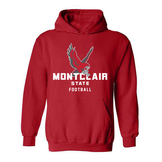 Montclair State - NCAA Football : JoVanny Mora - Classic Shersey Hooded Sweatshirt-0