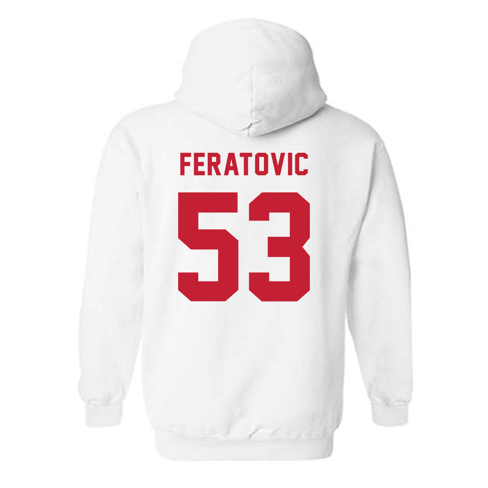 Montclair State - NCAA Football : Ennis Feratovic - Classic Shersey Hooded Sweatshirt-1