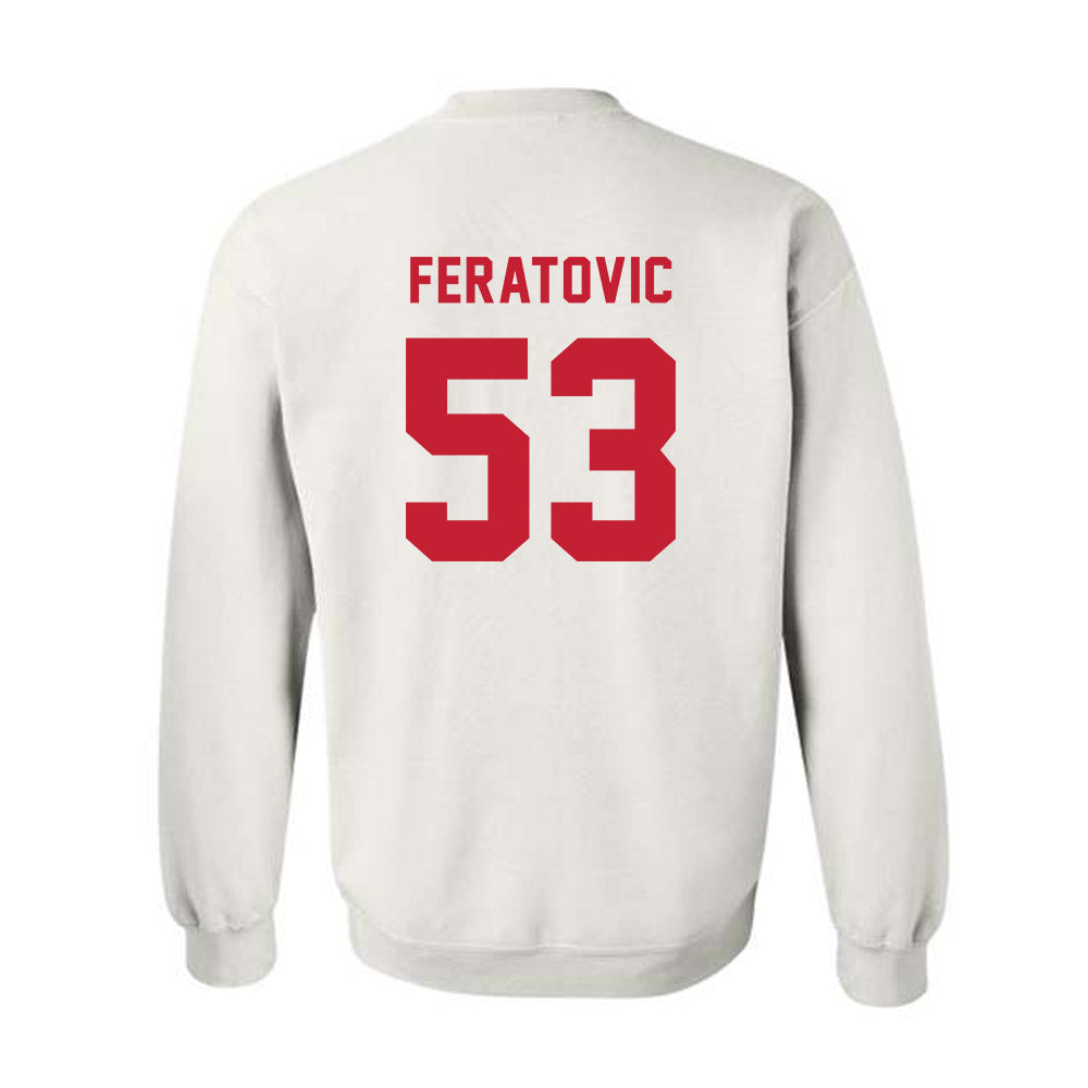 Montclair State - NCAA Football : Ennis Feratovic - Classic Shersey Crewneck Sweatshirt-1