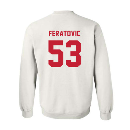 Montclair State - NCAA Football : Ennis Feratovic - Classic Shersey Crewneck Sweatshirt-1