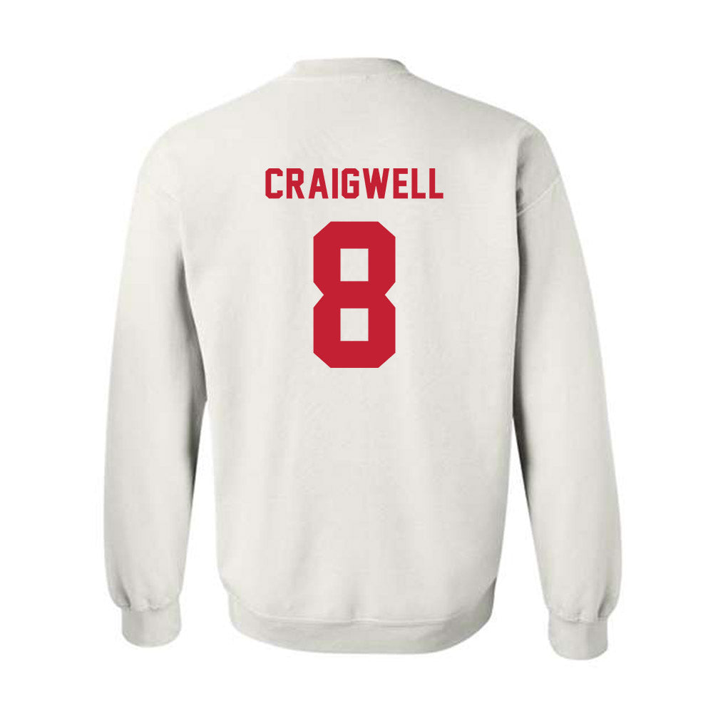  - NCAA Women's Basketball : Alyssa Craigwell - Classic Shersey Crewneck Sweatshirt-1