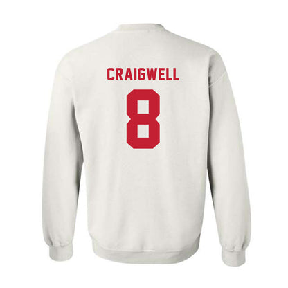  - NCAA Women's Basketball : Alyssa Craigwell - Classic Shersey Crewneck Sweatshirt-1