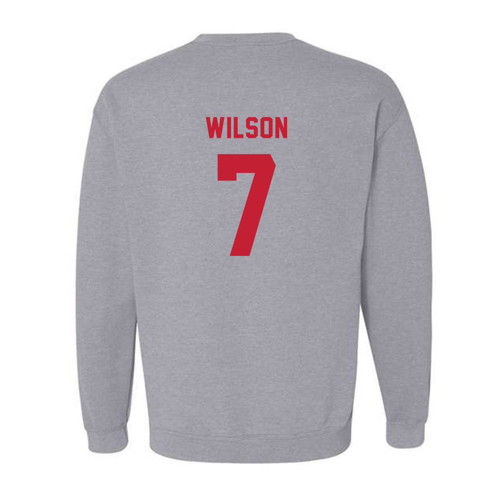Montclair State - NCAA Football : Diante Wilson - Classic Shersey Crewneck Sweatshirt-1
