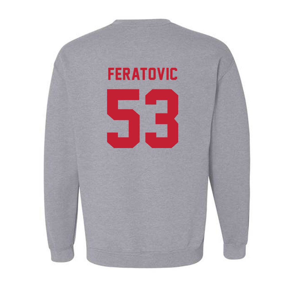 Montclair State - NCAA Football : Ennis Feratovic - Classic Shersey Crewneck Sweatshirt-1