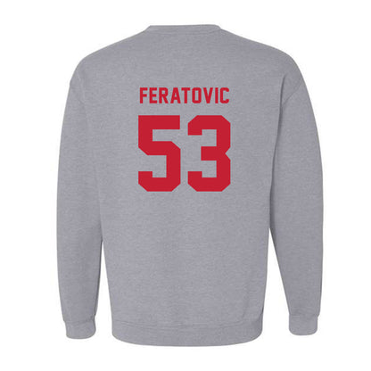 Montclair State - NCAA Football : Ennis Feratovic - Classic Shersey Crewneck Sweatshirt-1